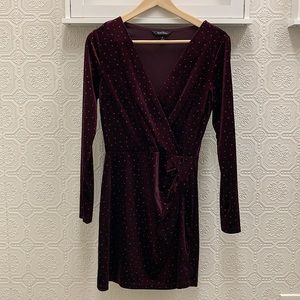 Speechless cocktail dress, cranberry color!
